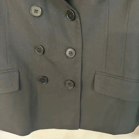 Theory Women's Long Sleeve Black Wool Blazer Jacket Size 12 GUC - Picture 3 of 8